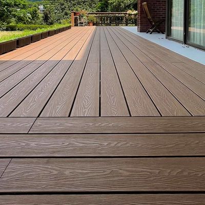 Ein guter Preis. Balkon 3D Komposit Decking Einfache Installation Außen WPC 3D-Panel Online