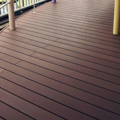 Ein guter Preis. Einfache Installation WPC Boden Decking Innenraum WPC Decking Board Fabrik Online