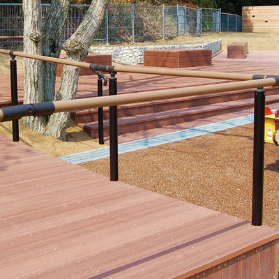 Ein guter Preis. Extrudierte WPC-Decking-Boden Anti-Rutsch WPC-Decking-Fliesen Wasserdichte Bodenbelag Online