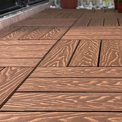 Ein guter Preis. Wohnholz-Patio-Fliesen mit Verriegelung Rotfestholz-Bodenfliesen Online