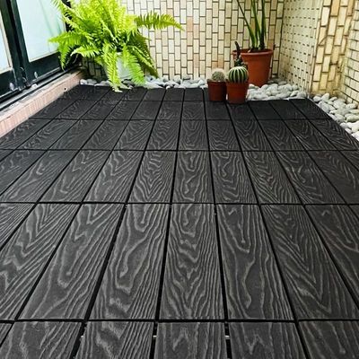 Ein guter Preis. Holz WPC-Verbunddeckfliesen Rostfeste Verriegelungsteile Online