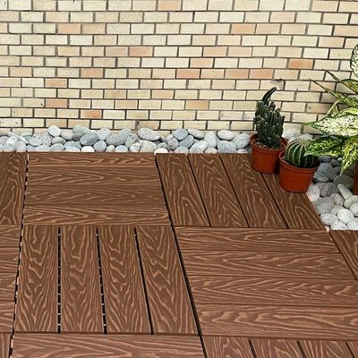 Ein guter Preis. Holz WPC Decking Fliesen Rotproof Snap zusammen Holz Fliesen Stoßbeständig Online