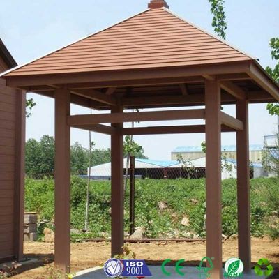 Ein guter Preis. Außenholz-Plastik-Verbund-Gazebo-Pavillon 10x10 Fuß Größe Online