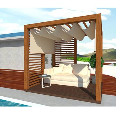 Ein guter Preis. WPC Pergola Holz Kunststoff Verbunddeck Pergola leicht Online