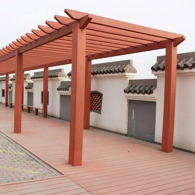 Ein guter Preis. Moderne WPC-Pergola mit Verbunddeckplatte Leichtgewicht Online