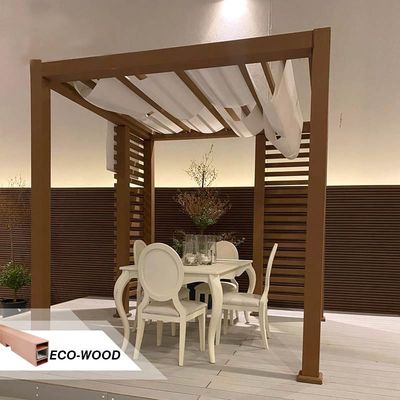 Ein guter Preis. Gewerbliche WPC-Pergola aus Verbundholz für den Außenbereich Online