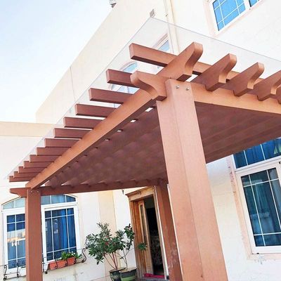 Ein guter Preis. WPC Pergola Wasserdicht Moderne Holz Pergola Wenige Wartung Online