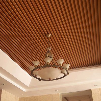 Ein guter Preis. Standard-Holz-Plastik-Komposit-Deckenplatte WPC-Platte für die Decke Online