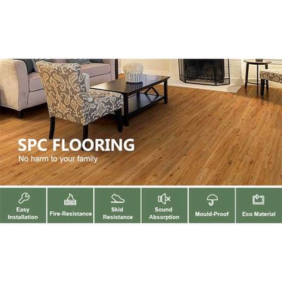 Ein guter Preis. Wohnraum Luxus-SPC-Boden Innenraum SPC-Bodenplatten BP-Textur Online